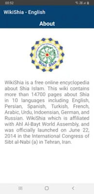 WikiShia - English android App screenshot 5